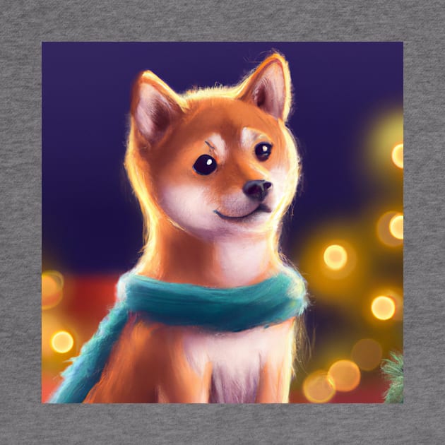 Cute Shiba Inu Drawing by Play Zoo